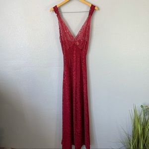 Vintage Victoria’s Secret embellished lace slip size small